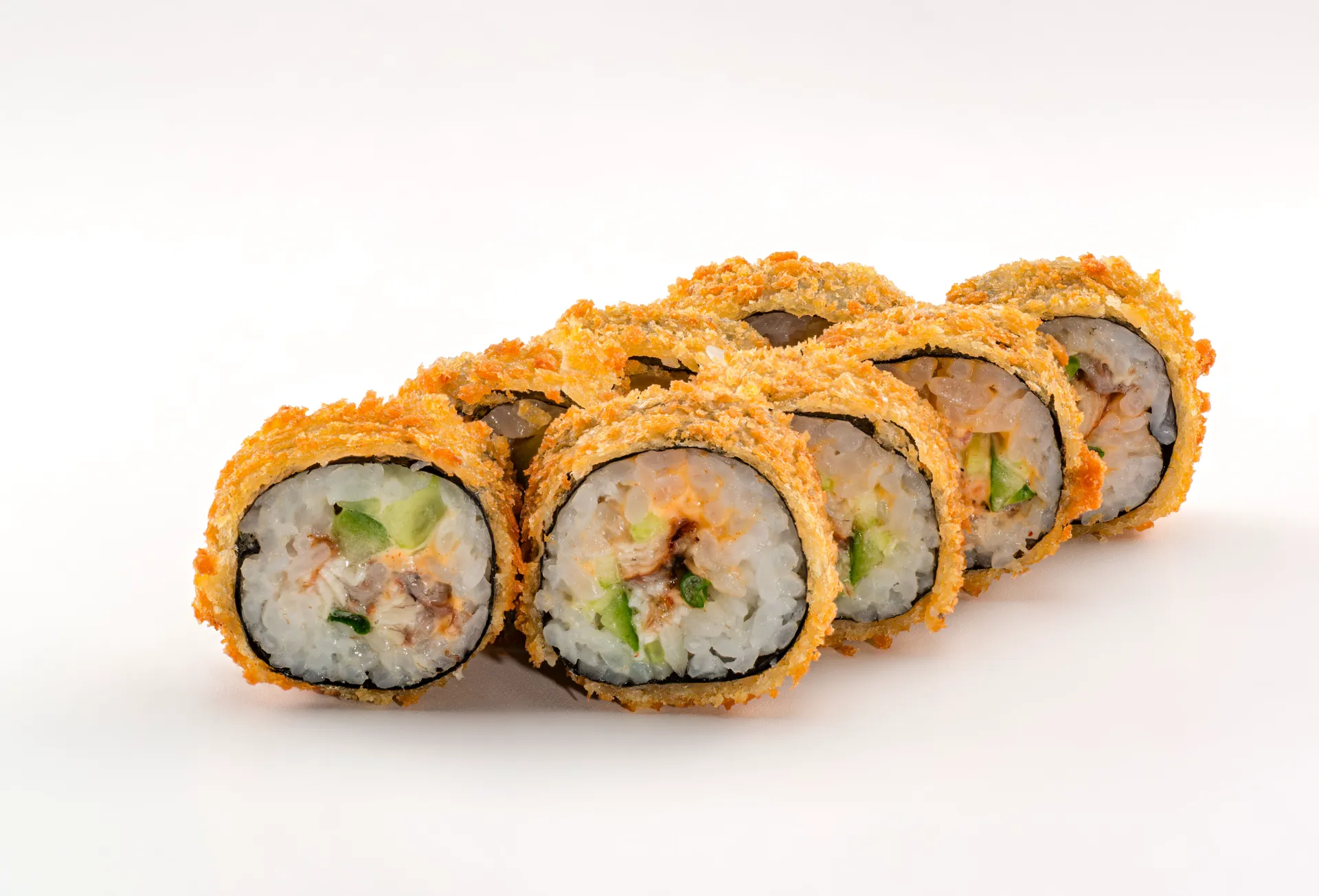 Qovurilgan roll bilan baliq